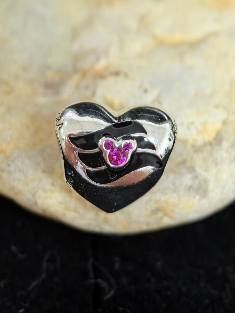 Pandora Disney Cruise Line Heart Shape Charm, S925 Silver Jewelry (Women's)